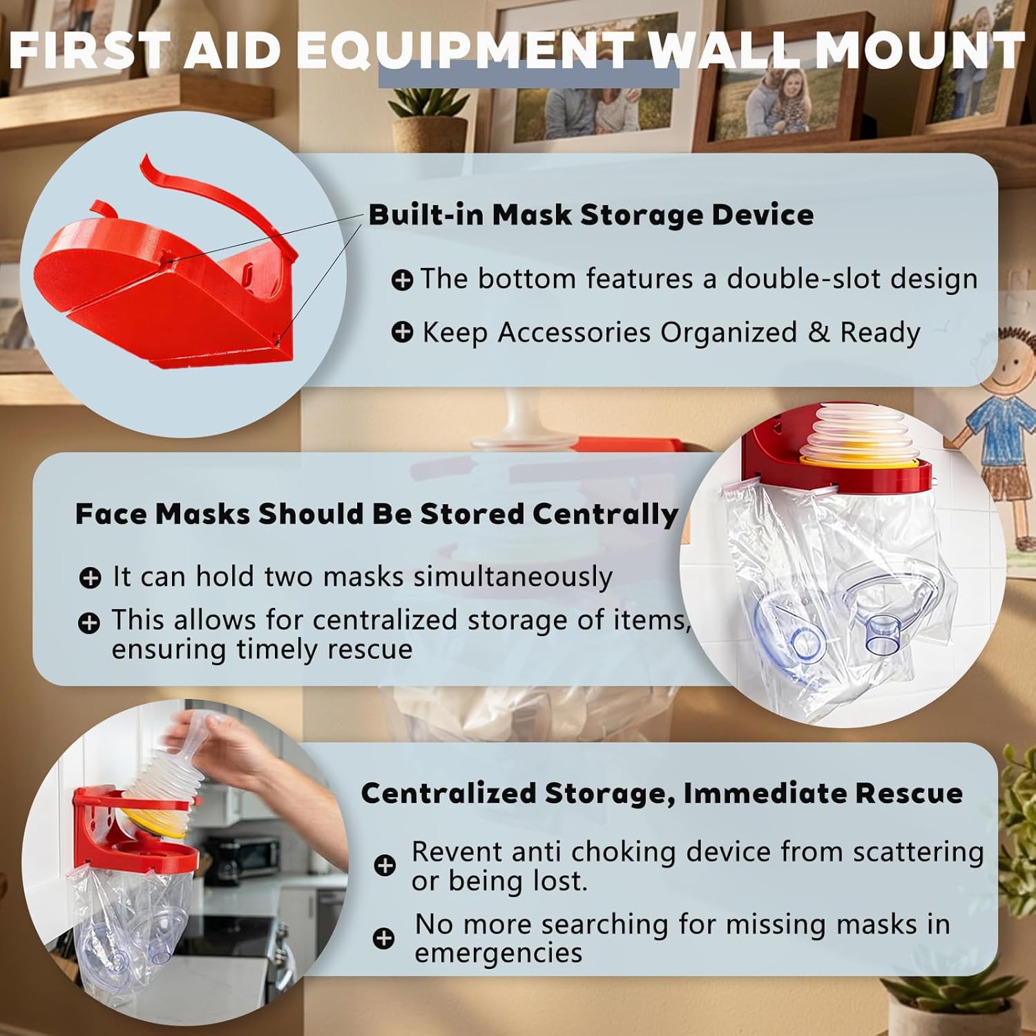 AirwayClear Wall Holder- Never Lose It When It Matters
